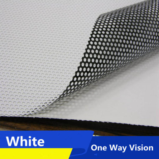 Eco Printable Perforated One Way Contravision Window Vinyl Film Fly Eye Wrap 